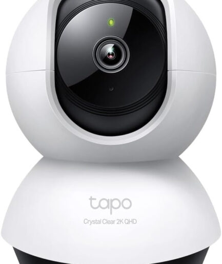 كاميرا ذكية TP-Link Tapo C220 بدقة 2K و4MP مع ميزة التحريك والإمالة وتقنية الذكاء الاصطناعي