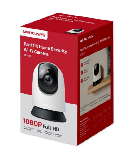 كاميرا أمان منزلية Wi-Fi مع ميزة Pan/Tilt طراز MC200