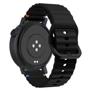 18mm Silicone Wave Band Replacement Strap for Huawei Watch GT 6/5/4 41mm, GT 5 Pro 42mm - 18 mm Sports Wristband for Garmin Venu 4 41mm/3S/2S, Forerunner 265S/255S, vivoactive...