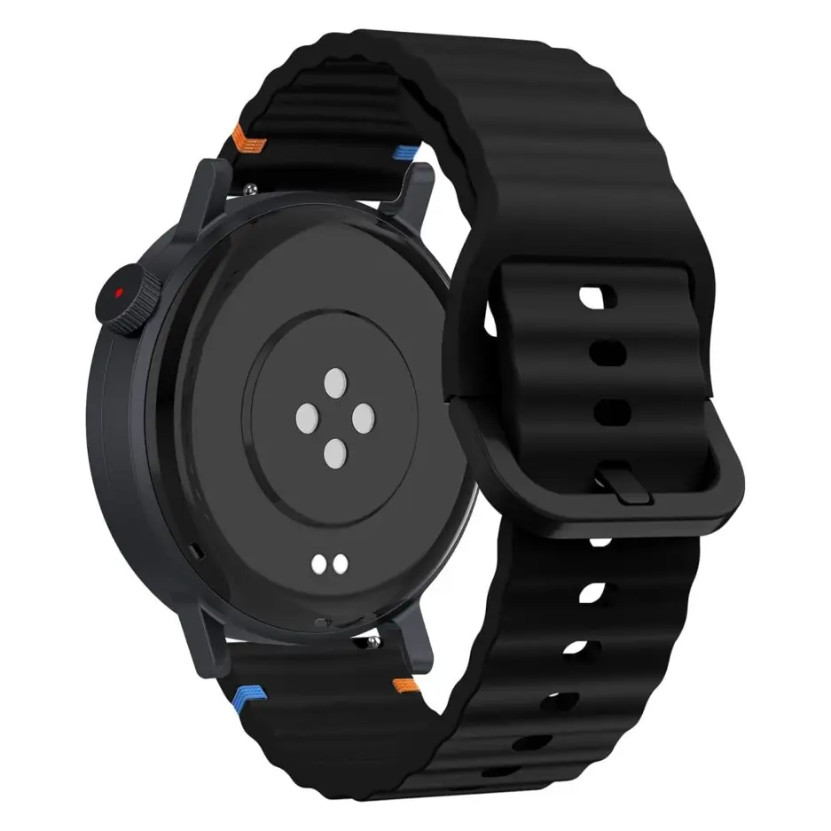 18mm Silicone Wave Band Replacement Strap for Huawei Watch GT 6/5/4 41mm, GT 5 Pro 42mm - 18 mm Sports Wristband for Garmin Venu 4 41mm/3S/2S, Forerunner 265S/255S, vivoactive...