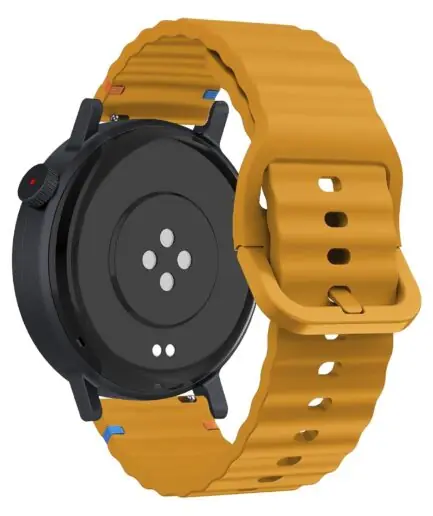 18mm Silicone Wave Band Replacement Strap for Huawei Watch GT 6/5/4 41mm, GT 5 Pro 42mm - 18 mm Sports Wristband for Garmin Venu 4 41mm/3S/2S, Forerunner 265S/255S, vivoactive...