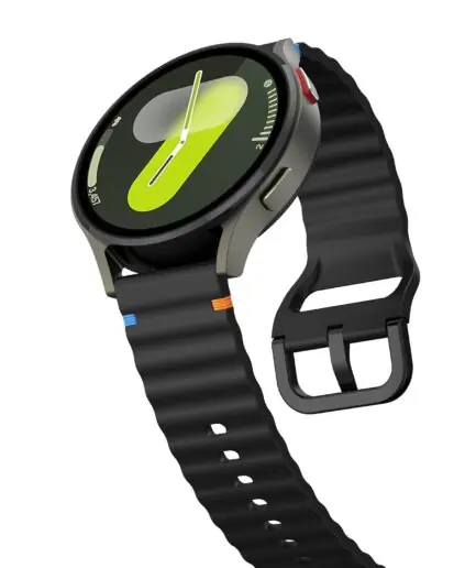 18mm Silicone Wave Band Replacement Strap for Huawei Watch GT 6/5/4 41mm, GT 5 Pro 42mm - 18 mm Sports Wristband for Garmin Venu 4 41mm/3S/2S, Forerunner 265S/255S, vivoactive...