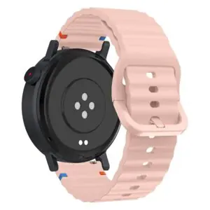 18mm Silicone Wave Band Replacement Strap for Huawei Watch GT 6/5/4 41mm, GT 5 Pro 42mm - 18 mm Sports Wristband for Garmin Venu 4 41mm/3S/2S, Forerunner 265S/255S, vivoactive...