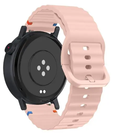 18mm Silicone Wave Band Replacement Strap for Huawei Watch GT 6/5/4 41mm, GT 5 Pro 42mm - 18 mm Sports Wristband for Garmin Venu 4 41mm/3S/2S, Forerunner 265S/255S, vivoactive...