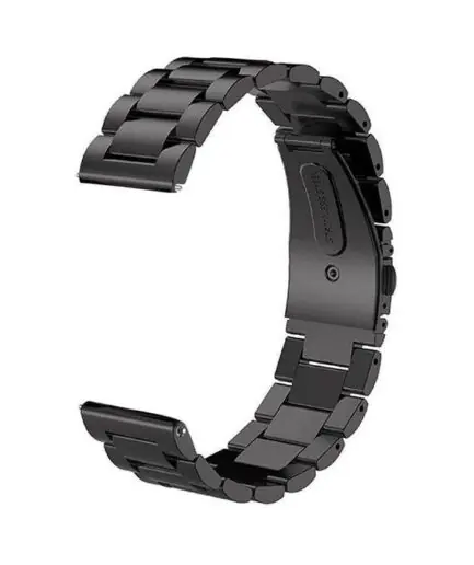 سوار معدني من الفولاذ المقاوم للصدأ، مقاس 22 مم، متوافق مع ساعة CMF Watch Pro/CMF Watch Pro 2، سوار ساعة ذكية - أسود