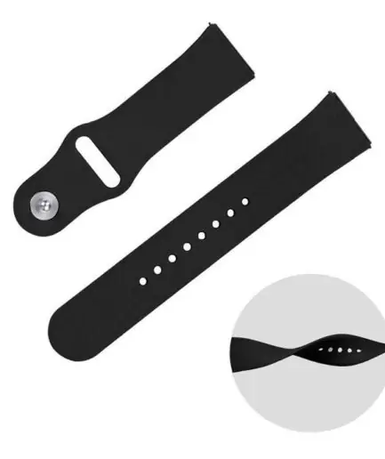 22mm Silicone Strap Compatible with 22 mm Strap for Compatible with Xiaomi Redmi Watch 5 Active/Redmi Watch 5 Lite, - (Only Strap) Smart Band Bracelet Straps..black