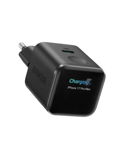 شاحن Anker Nano بقوة 45 واط مع شاشة ذكية ومنفذ USB-C ضمان 18 شهر