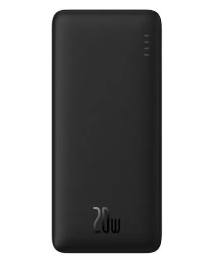 Baseus Airpow PPAP20K Power Bank USB + Type-C + Micro 20W Fast Charging 20000mAh - Black