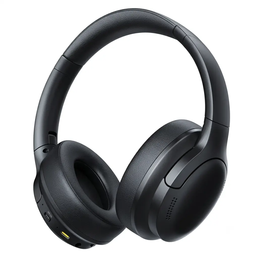 Baseus Bass BH1 Lite A0203C Bluetooth Headphone - Black Baseus Bass BH1 Lite A0203C Bluetooth Headphone - Black
