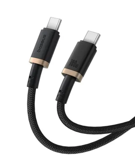 Baseus Dura CB000121 Type-C To Type-C Cable 100W Fast Charging 1m - Black
