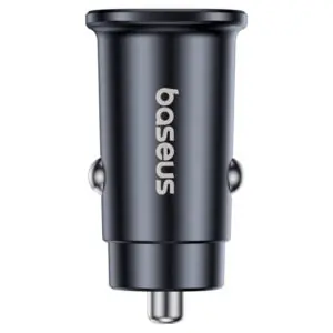 Baseus GoTrip BS-C15C1 DP1 Mini Car Charger 1x USB + 1x Type-C 30W Fast Charging - Black