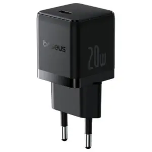 Baseus Palm CCZC20CE Mini Wall Charger PD Type-C 20W Fast Charging - Black