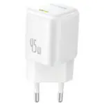 Baseus PicoGo CCGAN45CE Wall Charger Type-C 45W Fast Charging - White