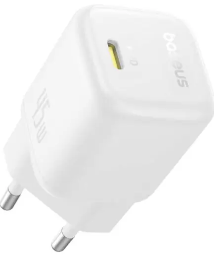 Baseus PicoGo CCGAN45CE Wall Charger Type-C 45W Fast Charging - White