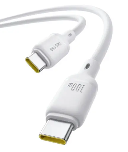Baseus Silky CB000114 Type-C To Type-C Cable 100W Fast Charging 1m - White