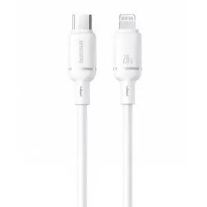 Baseus Silky CB000116 Type-C To Lightning Cable 20W Fast Charging 1m - White