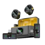 General GM34 Combo Type-C/Lightning 2.4GHz Dual Channel نظام ميكروفون لاسلكي وايرلس احترافي