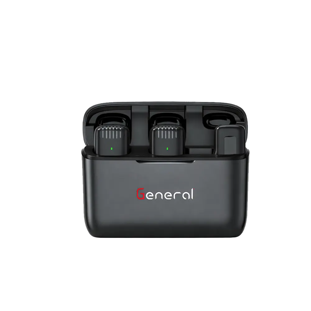 General GM39 Type-C 2.4GHz Dual Channel Wireless Microphone System General GM39 Type-C 2.4GHz Dual Channel Wireless Microphone System