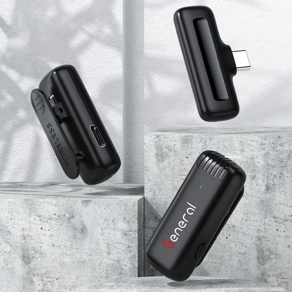 General GM39 Type-C 2.4GHz Dual Channel Wireless Microphone System General GM39 Type-C 2.4GHz Dual Channel Wireless Microphone System