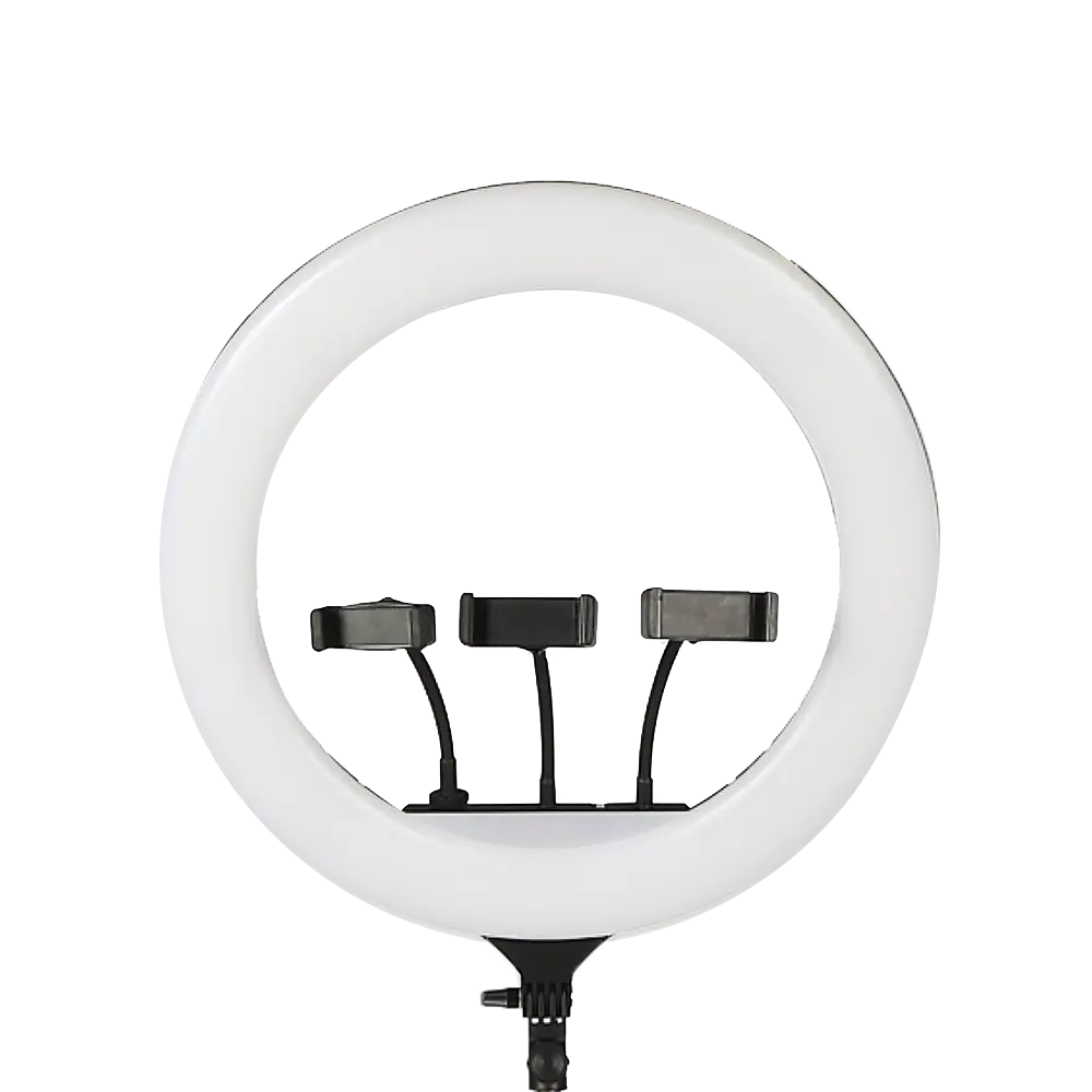 LJJ-45 18-Inch Ring Light with Phone Holder & Remote Control LJJ-45 18-Inch Ring Light with Phone Holder & Remote Control