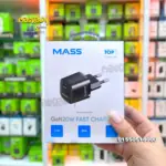 شاحن MASS السريع بقوة 20 واط بتقنية GaN (موديل MA-HC01) - أسود