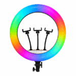 MJ-45 18-Inch RGB Ring Light with Phone Holder