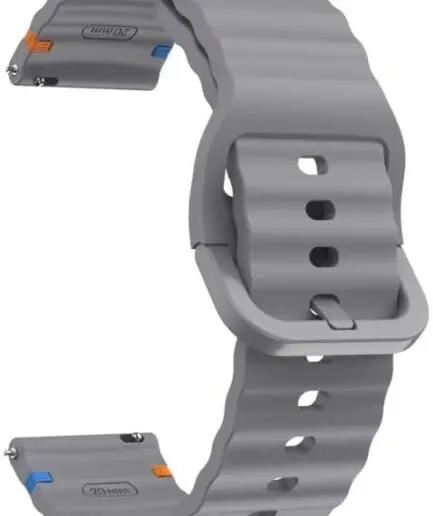 Next Store 22mm Silicone Wavy Watch Band Compatible with Samsung Galaxy Watch 3 45mm / Gear S3 / Huawei GT3 46mm / GT2E / Pro / GT4 GT5 GT6 46mm / Honor Magic Watch 2 46mm Quick...