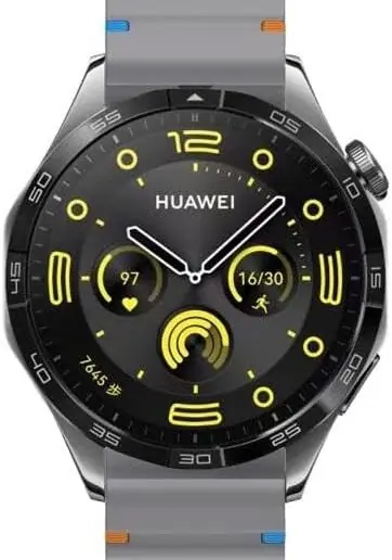 Next Store 22mm Silicone Wavy Watch Band Compatible with Samsung Galaxy Watch 3 45mm / Gear S3 / Huawei GT3 46mm / GT2E / Pro / GT4 GT5 GT6 46mm / Honor Magic Watch 2 46mm Quick...
