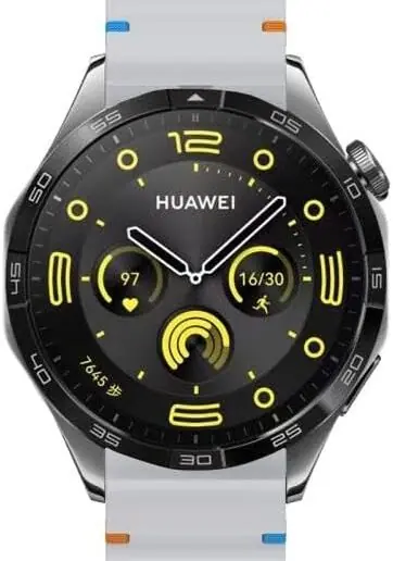 Next Store 22mm Silicone Wavy Watch Band Compatible with Samsung Galaxy Watch 3 45mm / Gear S3 / Huawei GT3 46mm / GT2E / Pro / GT4 GT5 GT6 46mm / Honor Magic Watch 2 46mm Quick...