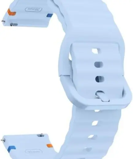 Next Store 22mm Silicone Wavy Watch Band Compatible with Samsung Galaxy Watch 3 45mm / Gear S3 / Huawei GT3 46mm / GT2E / Pro / GT4 GT5 GT6 46mm / Honor Magic Watch 2 46mm Quick...