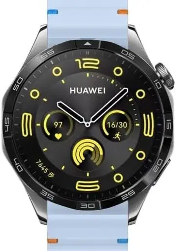 Next Store 22mm Silicone Wavy Watch Band Compatible with Samsung Galaxy Watch 3 45mm / Gear S3 / Huawei GT3 46mm / GT2E / Pro / GT4 GT5 GT6 46mm / Honor Magic Watch 2 46mm Quick...