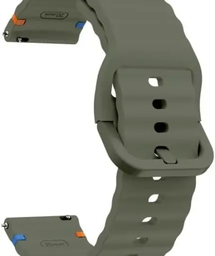 Next Store 22mm Silicone Wavy Watch Band Compatible with Samsung Galaxy Watch 3 45mm / Gear S3 / Huawei GT3 46mm / GT2E / Pro / GT4 GT5 GT6 46mm / Honor Magic Watch 2 46mm Quick...