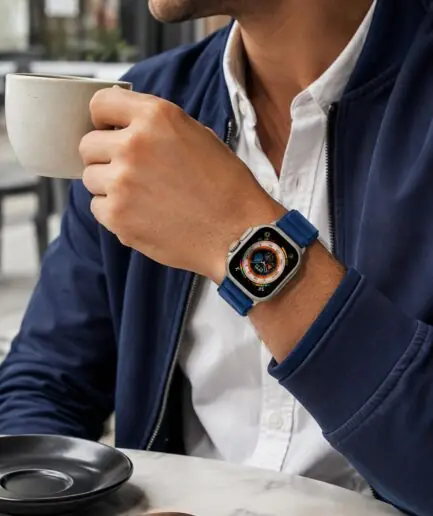 Nylon Loop Sport Band Compatible with Apple Watch Band 49mm 46mm 45mm 44mm 42mm Men Women, Stretchy Strap Elastic Fabric Wristband for iWatch Series 11 10 9 8 7 6 5 4 SE3 SE2 SE...