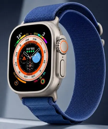 Nylon Loop Sport Band Compatible with Apple Watch Band 49mm 46mm 45mm 44mm 42mm Men Women, Stretchy Strap Elastic Fabric Wristband for iWatch Series 11 10 9 8 7 6 5 4 SE3 SE2 SE...