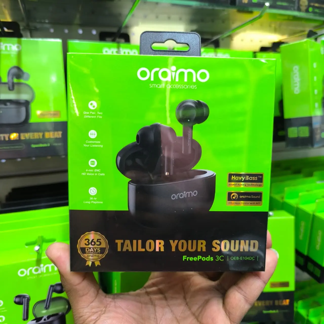 سماعة بلوتوث Oraimo FreePods 3C سماعة بلوتوث Oraimo FreePods 3C
