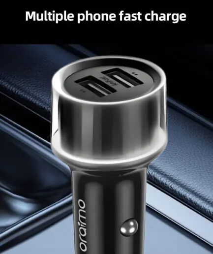 Oraimo Highway 15 OCC-1152D Car Charger 2x USB 15.5W - Black