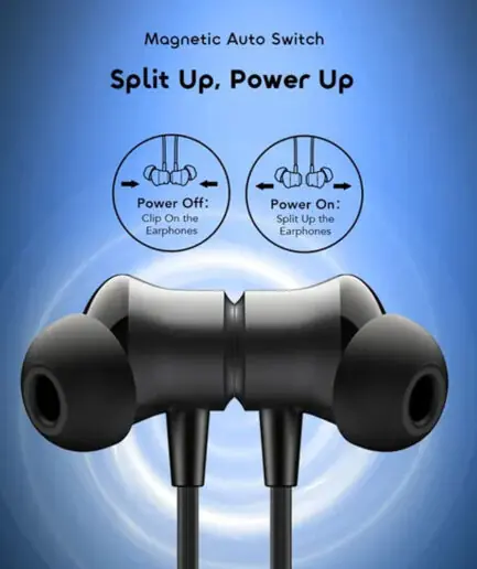 Oraimo Necklace 5 OEB-611 Neckband Wireless Earphone - Black