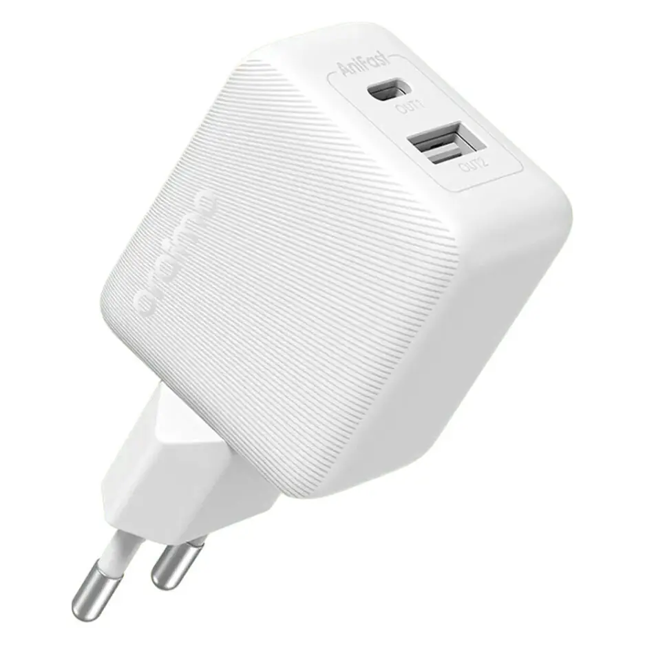 Oraimo PowerCube 201 OCW-5203ECC Wall Charger PD Type-C + USB + Type-C Cable 20W Fast Charging - White