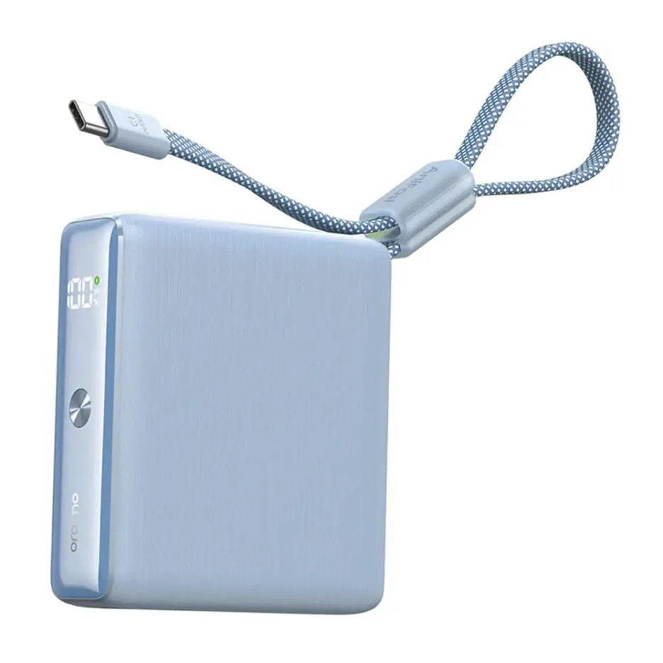 Oraimo PowerNova L11 OPB-7103C Power Bank USB + Type-C 22.5W Fast Charging 10000mAh Built-In Type-C Cable