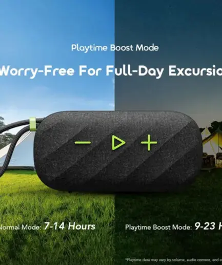 Oraimo SpaceBox Active OBS-680 Portable Bluetooth Speaker - Black