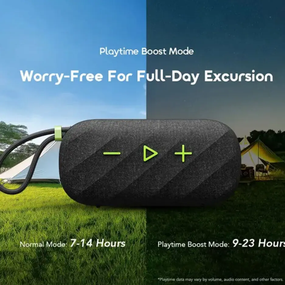 Oraimo SpaceBox Active OBS-680 Portable Bluetooth Speaker - Black