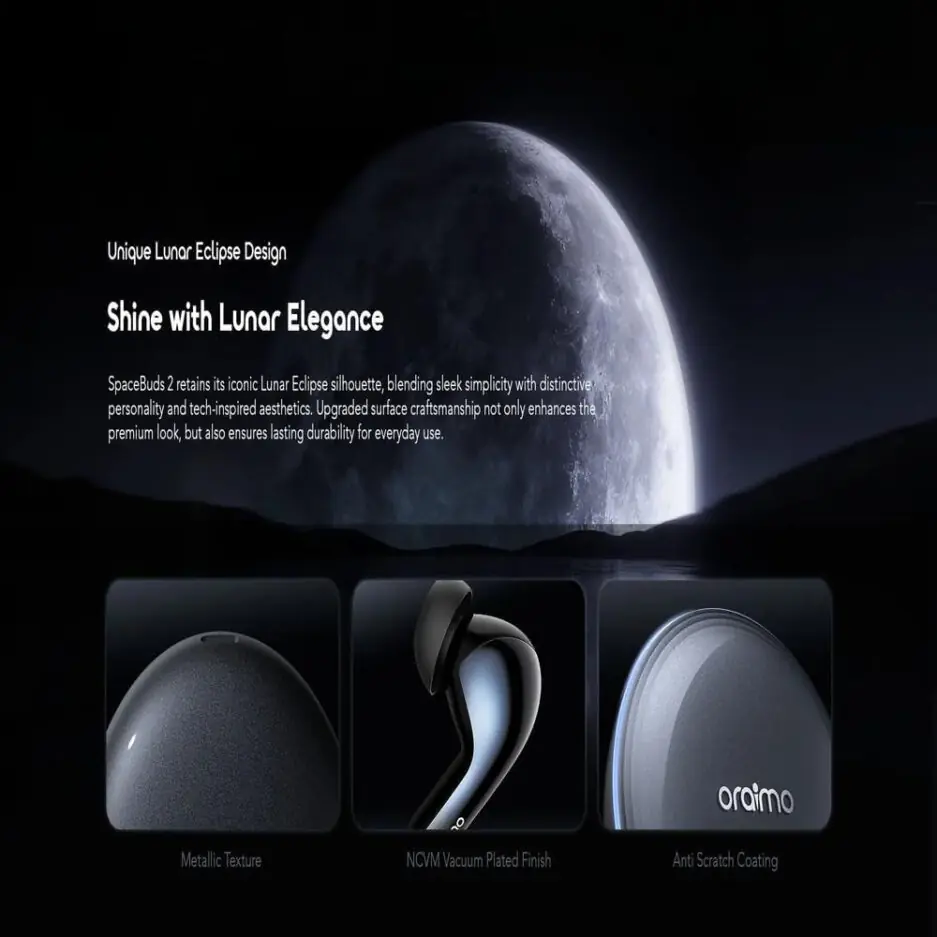 Oraimo SpaceBuds 2 OTW-631 Earbuds - Space Grey