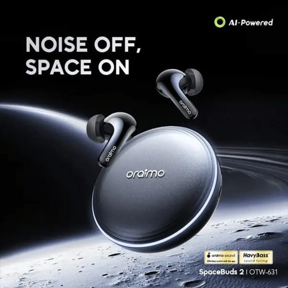Oraimo SpaceBuds 2 OTW-631 Earbuds - Space Grey