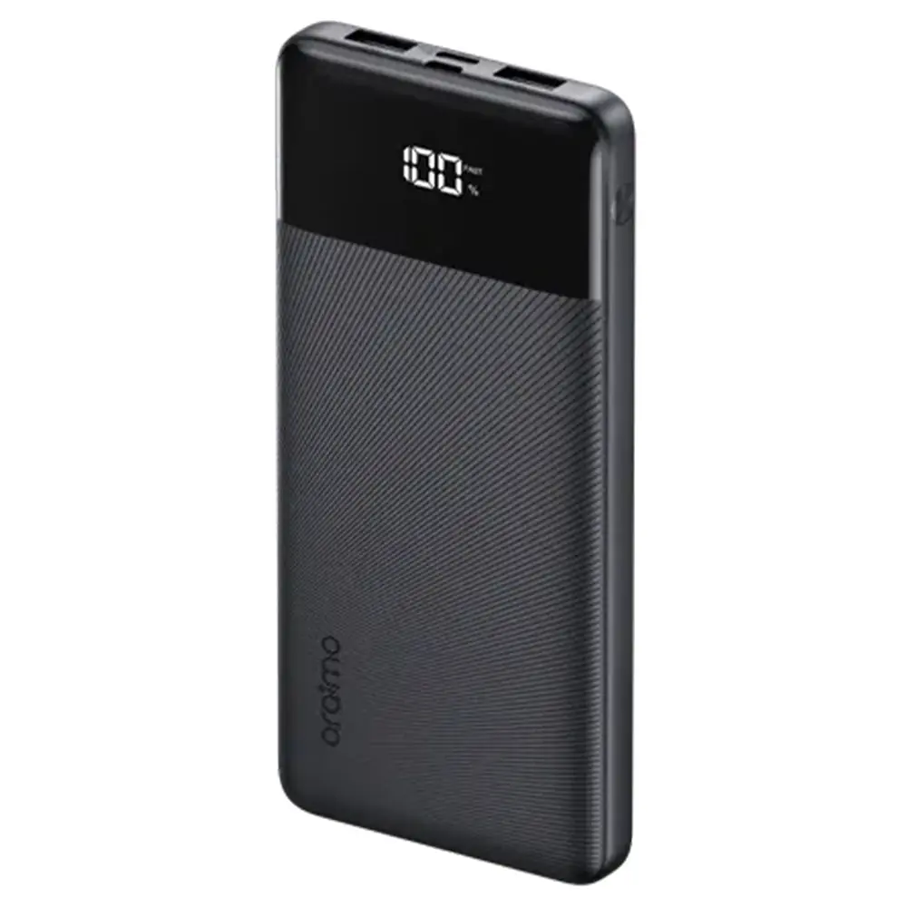 Oraimo Toast 22.5 Byte OPB-7100Q Power Bank 2x USB + Type-C + Micro 22.5W Fast Charging 10000mAh - Black Oraimo Toast 22.5 Byte OPB-7100Q Power Bank 2x USB + Type-C + Micro 22.5W Fast Charging 10000mAh - Black
