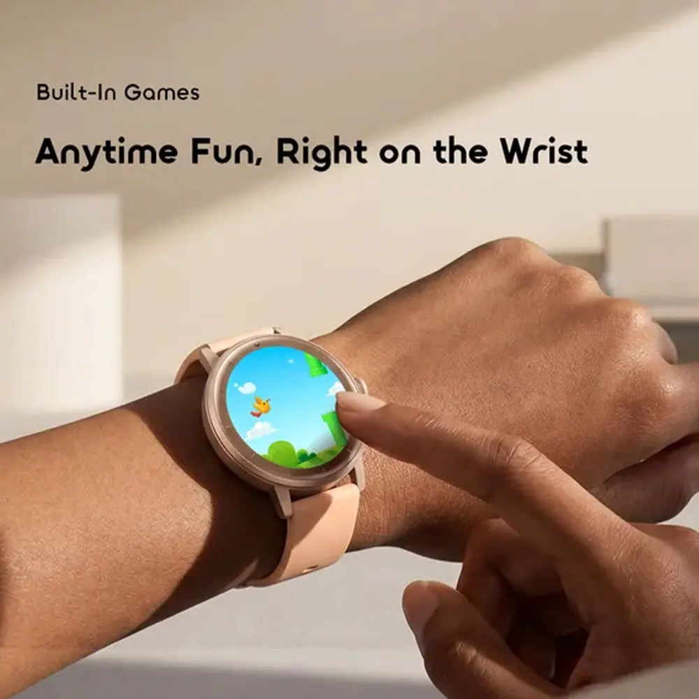 Oraimo Watch Muse 2 Lite OSW-827N Smart Watch Rose Gold Case With Rose Gold Silicone Strap Oraimo Watch Muse 2 Lite OSW-827N Smart Watch Rose Gold Case With Rose Gold Silicone Strap