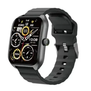 Oraimo Watch Nova 2 OSW-814 Smart Watch Black Case With Black Silicone Strap