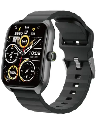 Oraimo Watch Nova 2 OSW-814 Smart Watch Black Case With Black Silicone Strap