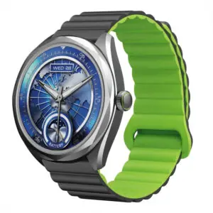 Oraimo Watch Nova 2R OSW-834 Smart Watch Black Case With Black Silicone Strap & Extra Black Silicone Strap