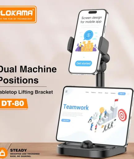 Plokama DT-80 360° Rotating Phone/Tablet Stand Holder