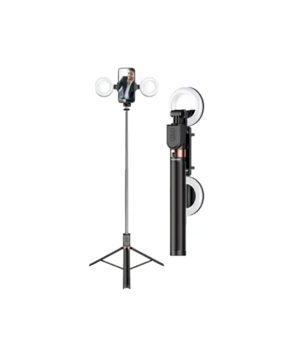 Plokama Live-K9 Pro Live Broadcast Tripod 1.7m With Multicoloer Lamp